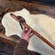 Gebetsflöte in G# - 440Hz | Bubinga Holz |  Meisterstück von Miguel Medina