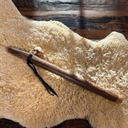 Gebetsflöte in G - 440Hz | Curly Walnuss  | Meisterstück von Miguel Medina