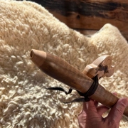 Gebetsflöte in G - 440Hz | Curly Walnuss  | Meisterstück von Miguel Medina