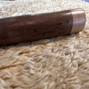 Gebetsflöte in G - 440Hz | Curly Walnuss  | Meisterstück von Miguel Medina