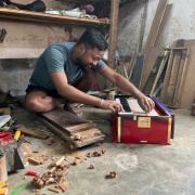 RADHA Shruti Box | 3 Oktaven | Tonumfang C2–B5 | in 440 oder 432 Hz