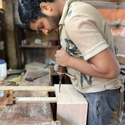 "Radha" Harmonium mit 3¼ Oktaven | Zedernholz Edition | 440 Hz