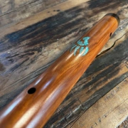 Gebetsflöte in B-Moll | Red Heart Holz | von Miguel Medina