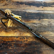 Gebetsflöte in F | Einhorn Windblock | Walnuss Holz | von Miguel Medina