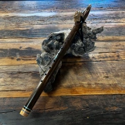 Gebetsflöte in F | Einhorn Windblock | Walnuss Holz | von Miguel Medina