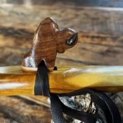 Gebetsflöte in D-Moll | Büffel Windblock | Palisander | Miguel Medina