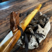 Gebetsflöte in D-Moll | Büffel Windblock | Palisander | Miguel Medina