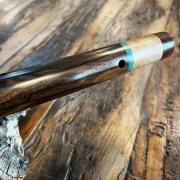 Gebetsflöte in G-Moll | Bären Windblock | Ziricote Holz | Miguel Medina