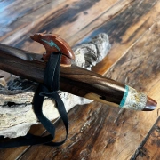 Gebetsflöte in G-Moll | Bären Windblock | Ziricote Holz | Miguel Medina