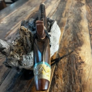 Gebetsflöte in G-Moll | Bären Windblock | Ziricote Holz | Miguel Medina