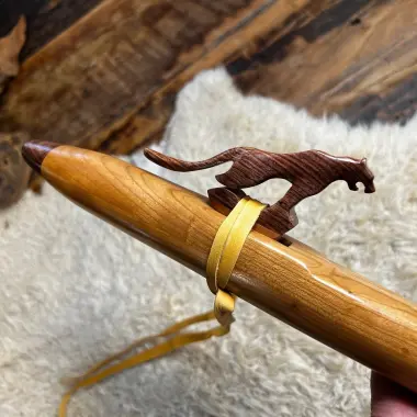 Gebetsflöte in D-Moll | Puma Windblock | Kirschholz | Miguel Medina