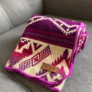 Alpaka Wolldecke | Baby Pink | Small