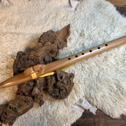 Gebetsflöte in G#-Moll | Wolf Windblock | Zedernholz | Miguel Medina