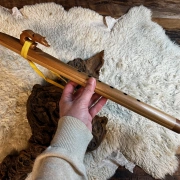 Gebetsflöte in G#-Moll | Wolf Windblock | Zedernholz | Miguel Medina