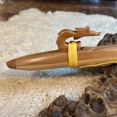 Gebetsflöte in G#-Moll | Wolf Windblock | Zedernholz | Miguel Medina