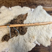 Gebetsflöte in G#-Moll | Kranichkopf | Ahorn Holz | Miguel Medina