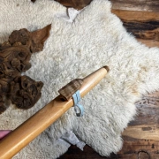 Gebetsflöte in G#-Moll | Kranichkopf | Ahorn Holz | Miguel Medina