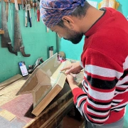 Reise Harmonium von "Radha" mit 2½  Oktaven | Teakholz Edition | 440 Hz