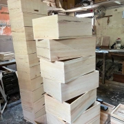 "Radha" Reise Koffer Harmonium mit 3¼ Oktaven | Zedernholz Edition | 440 Hz