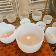 Kristallklangschalen | Die 3. Oktave erdet und trägt |  C#3 - 432/440 Hz