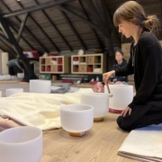 Kristallklangschalen | Die 3. Oktave erdet und trägt |  C#3 - 432/440 Hz