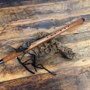 Gebetsflöte in D-Moll | Raben-Windblock | Perlholz | Miguel Medina