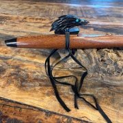 Gebetsflöte in D-Moll | Raben-Windblock | Perlholz | Miguel Medina