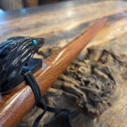 Gebetsflöte in D-Moll | Raben-Windblock | Perlholz | Miguel Medina