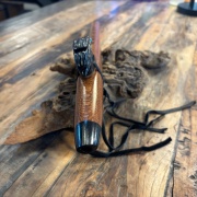 Gebetsflöte in D-Moll | Raben-Windblock | Perlholz | Miguel Medina