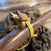 Gebetsflöte in E-Moll | Flügel Windblock | Mahagoni | Miguel Medina