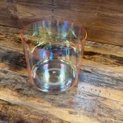 Alchemie Kristallklangschale in D3 (-1) | Clear Chakra Pink | 432 Hz