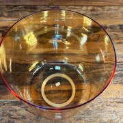 Alchemie Kristallklangschale in B(H)3 | Clear Chakra Orange | 432 Hz