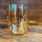 Alchemie Kristallklangschale in B(H)3 | Clear Chakra Orange | 432 Hz