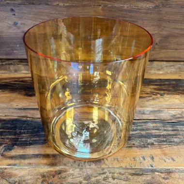 Alchemie Kristallklangschale in B(H)3 | Clear Chakra Orange | 432 Hz