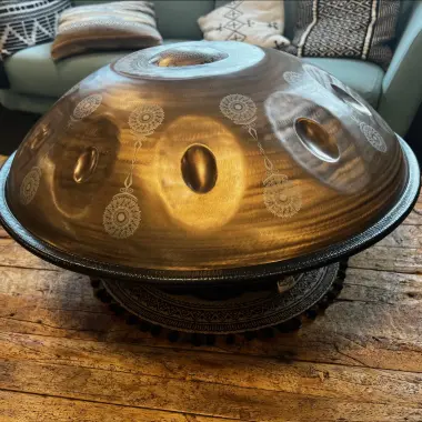 Handpan Chirp | D Amara | 10 Klangfelder – inkl. Rucksacktasche