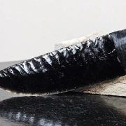 Black Velvet Obsidian Cholla Messer von Kenny Hull | Kräutermesser