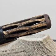 Black Velvet Obsidian Cholla Messer von Kenny Hull | Kräutermesser