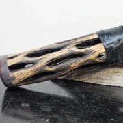 Black Velvet Obsidian Cholla Messer von Kenny Hull | Kräutermesser