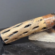 Royal Purple Rainbow Obsidian Cholla Messer von Kenny Hull | Signiert 2025