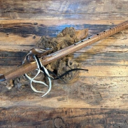 Gebetsflöte in D-Moll | Buckelwal Windblock | Walnuss | Miguel Medina