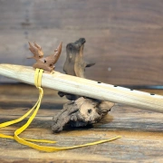 Gebetsflöte in E-Moll | Animal Spirit Windblock | Esche | Miguel Medina