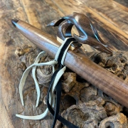 Gebetsflöte in D-Moll | Buckelwal Windblock | Walnuss | Miguel Medina