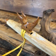 Gebetsflöte in E-Moll | Animal Spirit Windblock | Esche | Miguel Medina