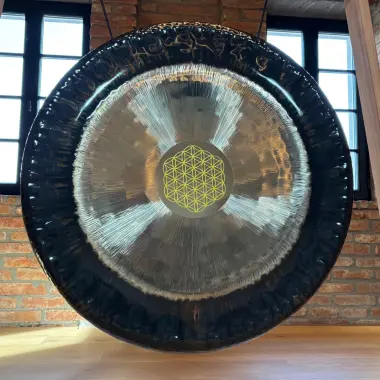 Oetken Flower of Life Gong 36" (91 cm) | Handgefertigte Klangkunst