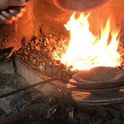 Klangschale mit Yin Yang Baum  | ø 30 cm | Ton ~ E2 | Sonnenton (256 Hz)