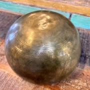 Klangschale mit Blume des Lebens  | ø 26 cm | Ton ~ G2 | Mondton (95,96 Hz)