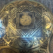 Klangschale  ø 26 cm -  Mani Mantra, ...