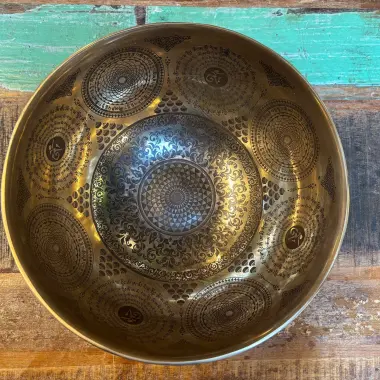 Klangschale  ø 26 cm -  Mani Mantra, ...