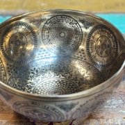 Tibetische Klangschale ø 25 cm Shri Yantra, Ton G