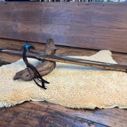 Gebetsflöte in D-Moll | Bären-Windblock | Rosenholz | Miguel Medina